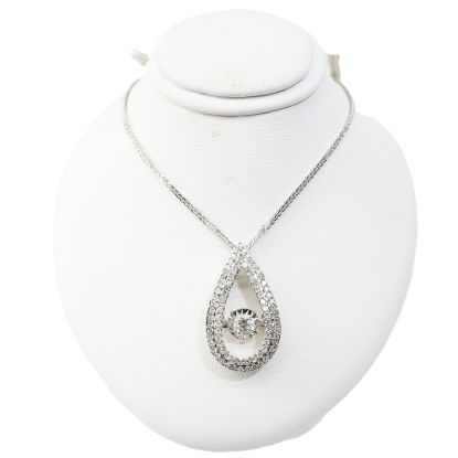 Picture of 14k White Gold Diamond Necklace  