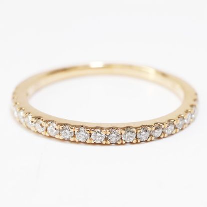 Picture of 14k Rose Gold Diamond Band