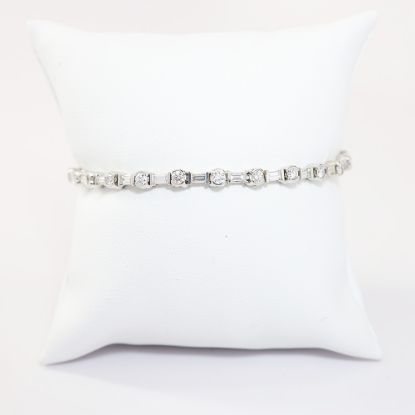 Picture of 14k White Gold Diamond Bracelet