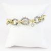 Picture of David Yurman 18k Yellow Gold & Sterling Silver Oval Link Bracelet