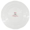 Picture of Bread and Butter Tachiadenus Flower Plate with Gold Trim