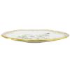 Picture of Bread and Butter Tachiadenus Flower Plate with Gold Trim