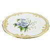 Picture of Salad Tachiadenus Flower Plate with Gold Trim