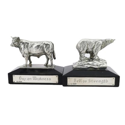 Picture of Bull & Bear Wall Street 'Mascots' Sterling Silver 