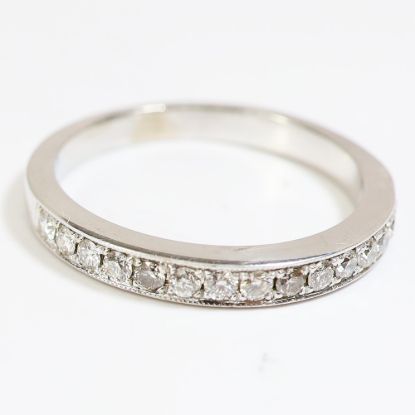 Picture of 14k White Gold Diamond Band