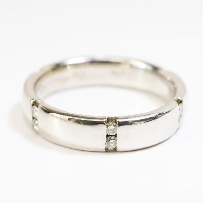 Picture of 14k White Gold Diamond Band