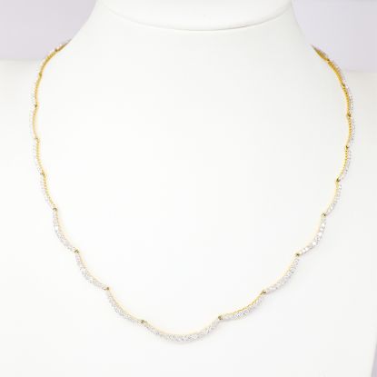 Picture of 18k Yellow Gold Diamond Necklace
