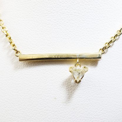 Picture of 14k Yellow Gold Diamond Necklace