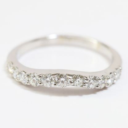 Picture of 14k White Gold Diamond Band