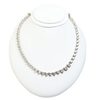 Picture of 14k White Gold Diamond Necklace