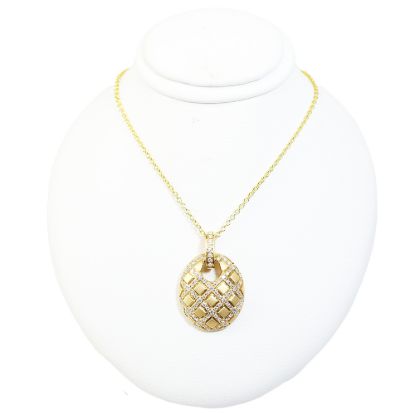 Picture of 14k Yellow Gold Diamond Pendant