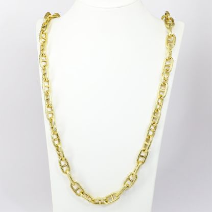 Picture of 18k Yellow Gold Mariner Link Chain
