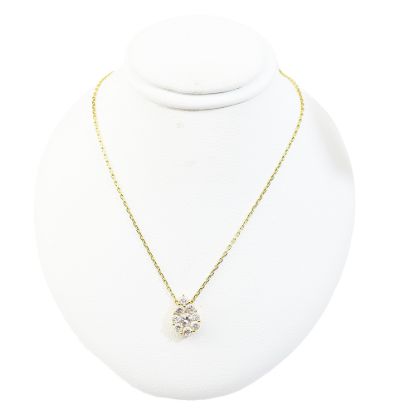 Picture of 14k Yellow Gold Diamond Pendant