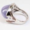 Picture of 14k White Gold Star Sapphire and Tourmaline Ring