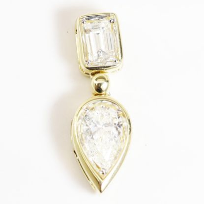 Picture of 14k Yellow Gold Diamond Pendant