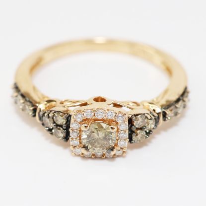 Picture of LeVian 14k Rose Gold Brilliant Diamond Ring
