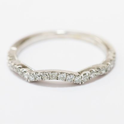 Picture of 14k White Gold Diamond Band