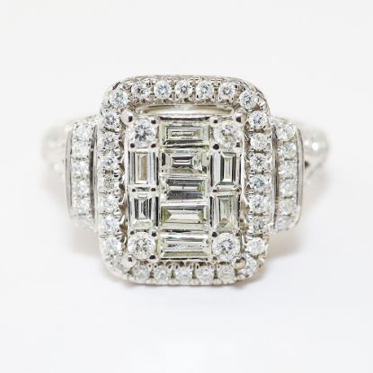 Picture of 14k White Gold Diamond Ring