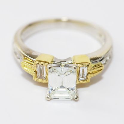 Picture of 18k Two Tone Gold Diamond Ring