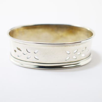 Picture of Pierced Oval Napkin Ring by The Sterling Silver Manufacturing Co.