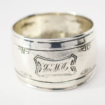 Picture of "D.W.B." Napkin Ring Sterling Silver