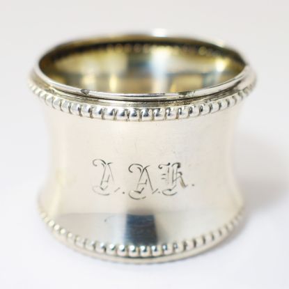 Picture of "A.A.k." Napkin Ring Sterling Silver