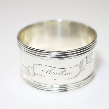Picture of "Mother" Napkin Ring Sterling Silver