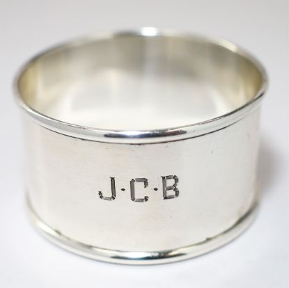 Picture of "J.C.B." Napkin Ring by Gorham Sterling Silver