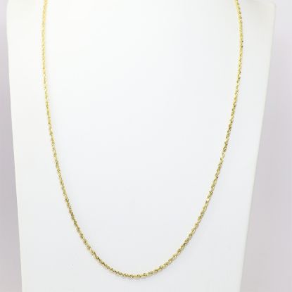 Picture of 14k Yellow Gold Rope Chain 