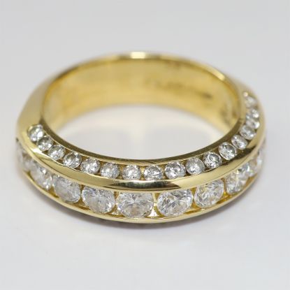 Picture of 14k Yellow Gold Diamond Band