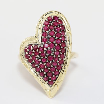 Picture of 14k Yellow Gold Ruby Ring