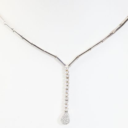 Picture of 14k White Gold Diamond Necklace