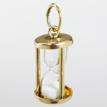 Picture of 14k Yellow Gold Hourglass Pendant