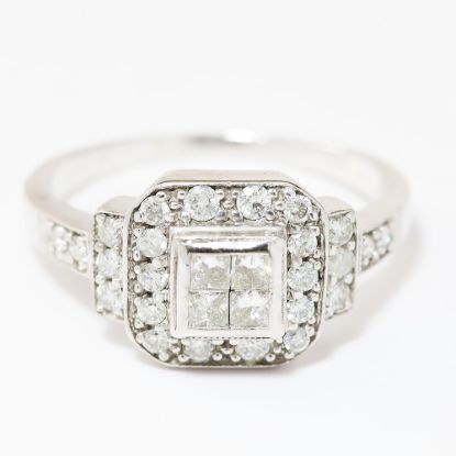 Picture of 14k White Gold Diamond Ring