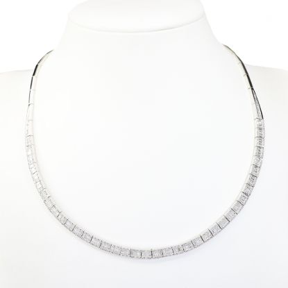 Picture of 14k White Gold Diamond Necklace