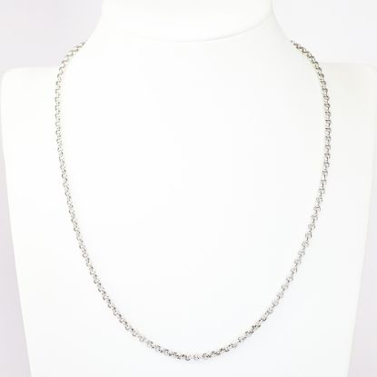 Picture of 18k White Gold Rolo Chain Link