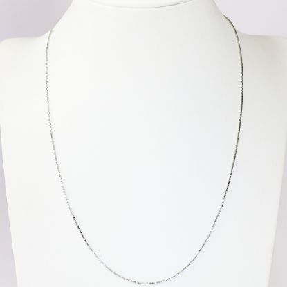 Picture of 14k White Gold Thin Necklace