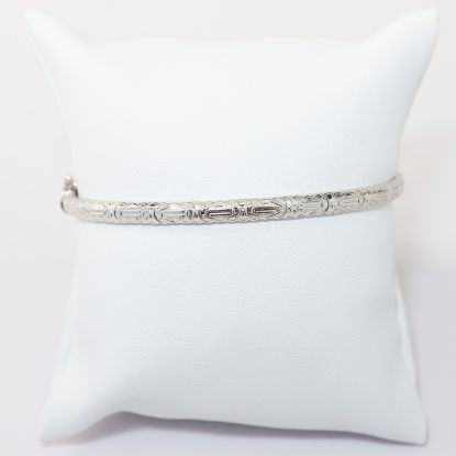 Picture of 14k White Gold Bangle Bracelet