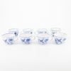 Picture of Blue Onion Cups. Saucers and Serving Dish