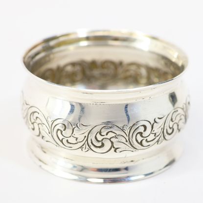 Picture of Pair of Ornate Scroll Napkin Rings by Towle Sterling Silver