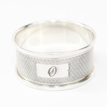 Picture of Pair of "O" Napkin Rings by Broadway & Co. Sterling Silver
