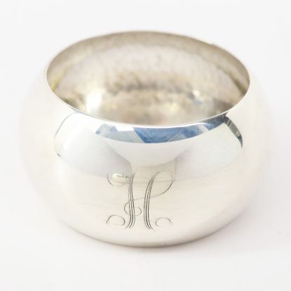 Picture of Pair of "H" Napkin Rings by Mariah Sterling Silver