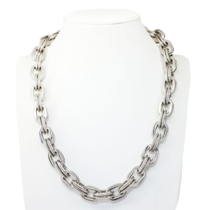 Picture of 18k White Gold Thick Cable Link Chain