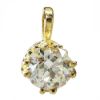 Picture of 14k Yellow Gold Round Diamond Pendant