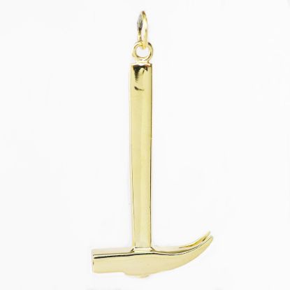 Picture of 14k Yellow Gold Hammer Pendant