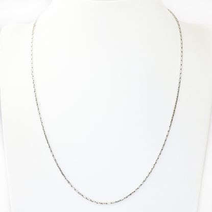 Picture of 14k White Gold Thin Chain Necklace