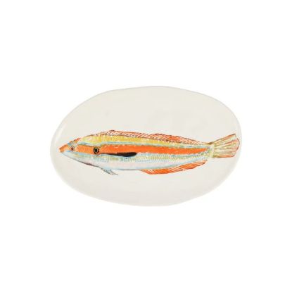 Picture of Tropical Rainbow Fish Small Oval Platter