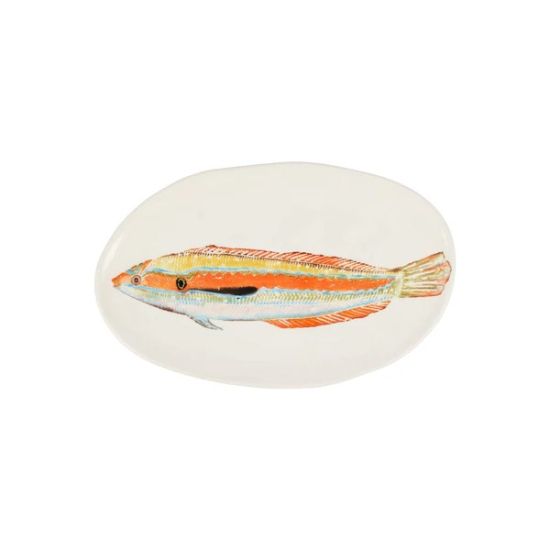 Picture of Tropical Rainbow Fish Small Oval Platter