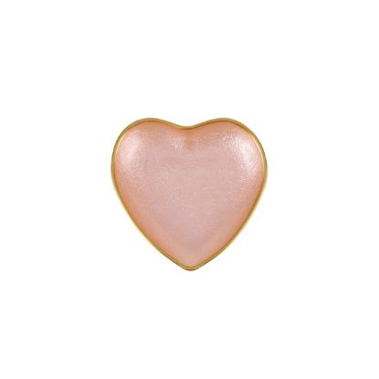 Picture of Pink Heart Cocktail Plate