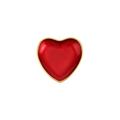Picture of Red Heart Cocktail Plate